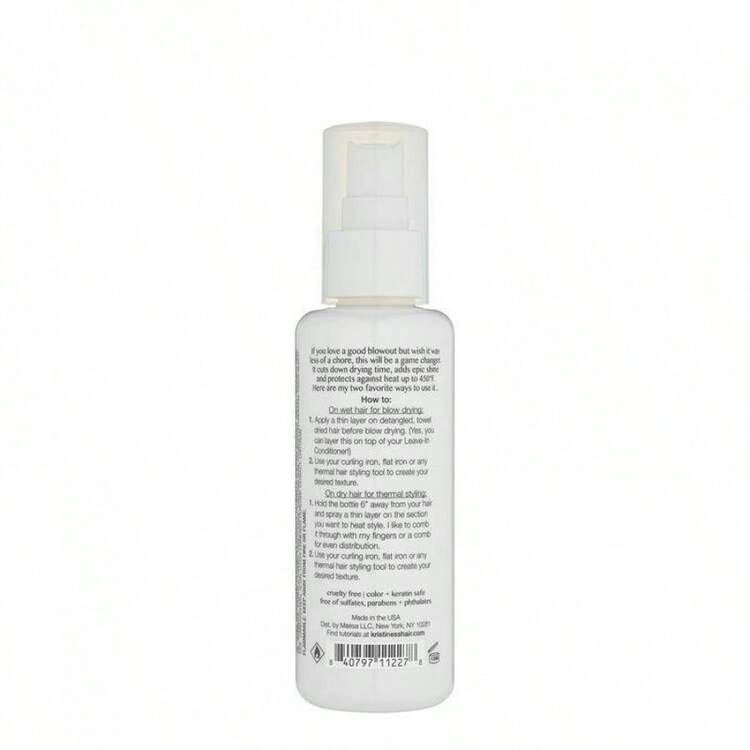 Dry Mist Heat Protectant Spray For Curly, Straight And Wavy Hair - 5 Fl Oz - White - View 8