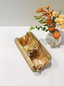 Women Straw Crossbody Bag/Wallet For Party/Banquet/Wedding WT168-54 - 紫紅色 - 查看 6