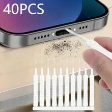 1/10/20/30/40/50/60 pezzi Spazzole di pulizia mini multifunzione, adatte per telefoni, tablet, soffioni doccia ecc. - Anti-intasamento, spolveratura, strumento di precisione con setole morbide per spazi difficili da raggiungere, accessorio per la pulizia della casa | Design minimalista | Setole durevoli per la pulizia