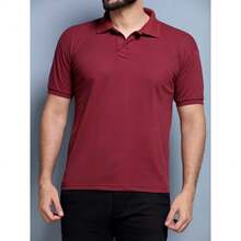 Kit 5 Men's Polo Shirts Premium Knit Multicolor Mix Color Block Striped Casual Button - 1 - View 5