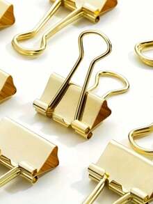 Paper Clip Blister Folder Binder Butterfly 03 Units Metallic Candy Color Sheets Office - 3 件 金屬銀 - 查看 5