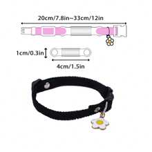 Customized Plush Fabric Pet Collar With Engraved Text, Double-Sided Fluffy Pet Anti-Lost Neck Strap, Adjustable Plush Dog Collar, Cat-Exclusive Leash Collar, Special Gift For Pet Lovers, Customized Pet Gift