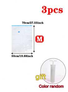 Comes With Manual Air Pump, Vacuum Storage Bags For Compressing Clothes, Beddings, Down Jackets, Luggage, Home Use