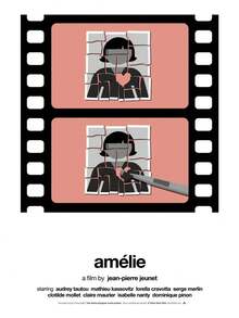 French Romantic Movie Poster Amelie Love Film Fantasy Canvas Painting Printing Wall Art Hanging Paintings For Living Home Decor Room Decoration