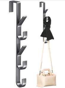 Leicht zu installierende Türhaken - Stabiler Metallkleiderständer zum Aufhängen von Kleidung, Hüten und Taschen - platzsparendes Design, geeignet für Schlafzimmer, Wohnheim und Badezimmerschrank Badezimmer Dekoration Herbstdekoration Rückkehr zur Schule