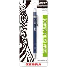 Zebra Professional Metallic Mechanical Pencil Retractable System Z-907 Tips 0.7 Mm - Blue - View 1