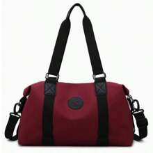 Bolsa de viagem curta, bolsa de bagagem de roupas de grande capacidade, bolsa de viagem leve, bolsa durável