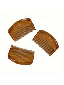 1pc/3pcs Mini Pocket Comb, Fine-Toothed Hair Styling Comb, Suitable For All Hair Types, Made Of Sturdy Plastic, Portable Travel Size