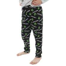 Minecraft Long Sleeved Pyjamas | Creeper, Zombie & Skeleton Boys' Long Pyjama Set | Kids' PJs - Grey - View 6