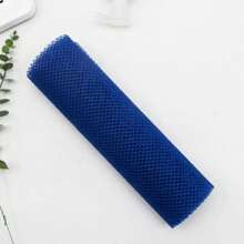 1pc Nylon Long Loofah Net Scrubber, Shower Back Scrubber, Self-Cleaning Bath Sponge Back To School