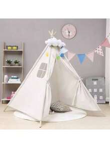 1PC White 1M Tent Portable Tent Indoor Tipi Teepee Outdoor Camping Tent