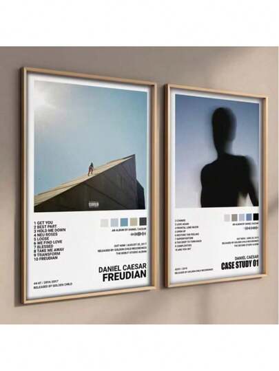 1 幅 Daniel Caesar 歌手流行音乐专辑封面图片海报和印刷品帆布画印刷墙面艺术画客厅装饰家居装饰礼物无框