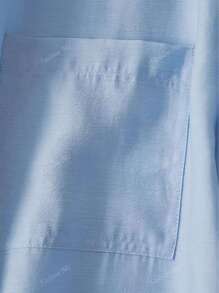 Women's Spring & Summer Bat Wing Sleeve Pocket Shirt Top, Minimalist Design