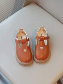 1 Pair Toddler/Baby Girls Flower & Pearl Braided Hook And Loop Soft Bottom Sandals, Fashion & Non-Slip Design, Suitable For Summer