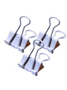 Paper Clip Blister Folder Binder Butterfly 03 Units Metallic Candy Color Sheets Office - 3 件 金屬銀 - 查看 1