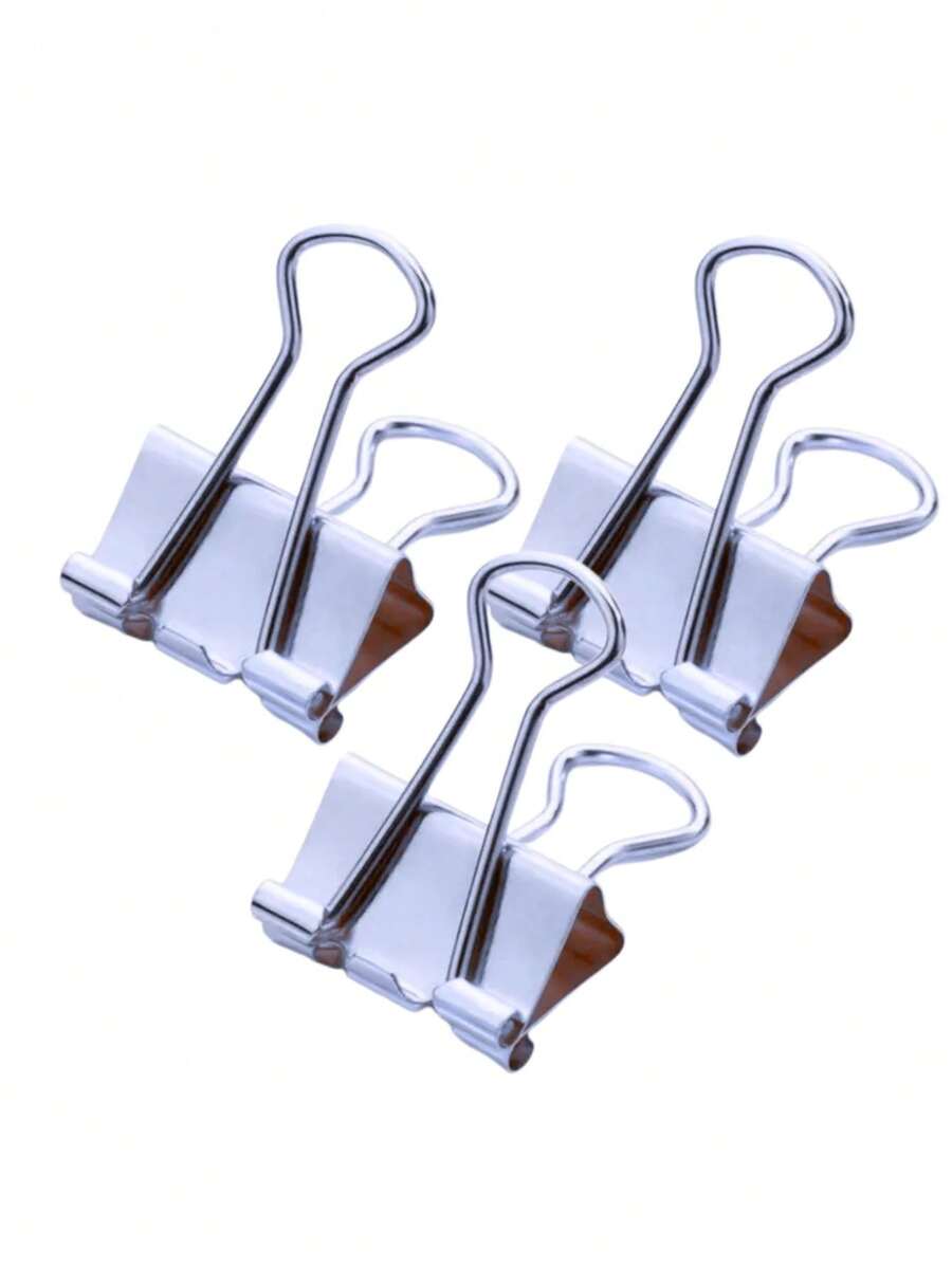 Paper Clip Blister Folder Binder Butterfly 03 Units Metallic Candy Color Sheets Office - 3 件 金屬銀 - 查看 1