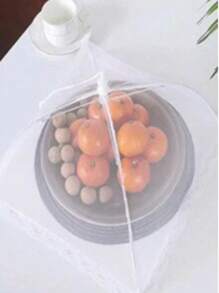 1pc Large Foldable Food CoverAnti-Fly Kitchen & Outdoor Camping Mesh Tent