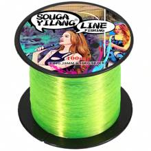 SOUGAYILANG 1Pc 100m/500m 5Colors Nylon Fishing Line High Quality Low Water Absorption High Abrasion Resisitance For Carp Fish Wire
