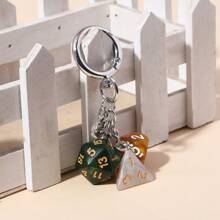 rongji jewelry Vintage unregelmäßig geformte Würfel Hängedekoration, Retro Design Handy Anhänger, Tasche Hängezubehör
