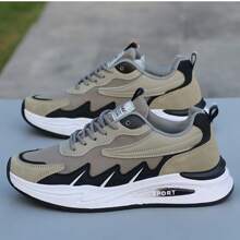 Tênis Casuais Respiráveis de Malha Masculinos, Sola Macia Confortável Sapatos Esportivos de Corrida Outdoor para Viagens