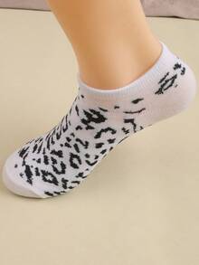 3/6/9/15 双男女通用时尚百搭袜子，心形透气休闲低帮袜，隐形袜，吸湿排汗简约设计，适合所有季节和节假日 - 彩色 - 查看 9