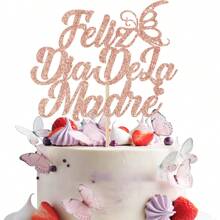 Topper na tort "Feliz Dia Del Padre", Topper na tort z okazji Dnia Ojca, Dekoracje Feliz Cumpleanos Papa, Dekoracje na przyjęcie z okazji Dnia Ojca