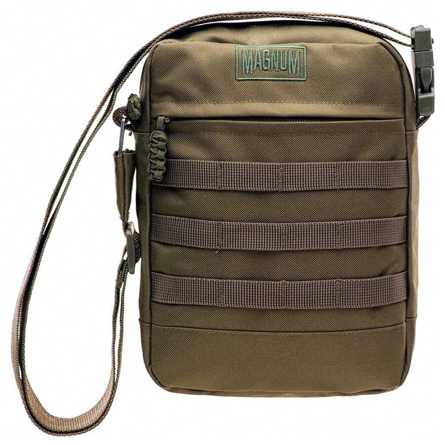 Logo Crossbody Bag (Olivine) - Olive Green - View 1