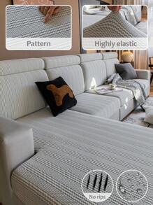 1 Stück kompletter Sofaüberzug, universeller Kratzschutz für 3-Sitzer und eine Queensize Sitzfläche, rutschfester Ganzjahresüberzug, geeignet für Wohnzimmer Sofaschutz für L-förmige Sofas und 1, 2, 3, 4 Sitzer Sofas