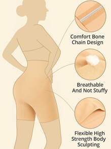 1 Pc High Waist Contorl Tummy Panties Women's Shapewear Body Shaper Waist Trainer Slimming Falt Belt Sheath Woman Fajas Shaping Panty Ladies Briefs Underwear