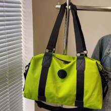 Bolsa de viagem curta, bolsa de bagagem de roupas de grande capacidade, bolsa de viagem leve, bolsa durável