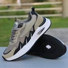 Tênis Casuais Respiráveis de Malha Masculinos, Sola Macia Confortável Sapatos Esportivos de Corrida Outdoor para Viagens