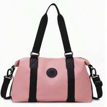 Bolsa de viagem curta, bolsa de bagagem de roupas de grande capacidade, bolsa de viagem leve, bolsa durável