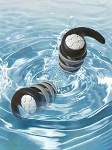 1 Pair Silicone Ear Plugs, Comfortable Silicone Ear Plugs, High Quality Silicone Ear Plugs Suitable For Swimming, Diving, Sleeping And Surfing
