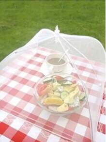 1pc Large Foldable Food CoverAnti-Fly Kitchen & Outdoor Camping Mesh Tent