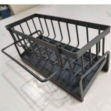 Cirelle 1pc Kitchen Sponge Organizer Rack, Sink Sponge Holder, Dishwashing Sponge & Soap Rack, Cloth Organizer, Draining Rack