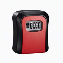 1PC An Ultra-Secure Flip-Top Key Safe - Wall Mounted Metal And Plastic Key Storage Box With Combination Code Access - Ideal For Home, Hotel, Emergency, Travel And Renovation Security - Key Organization Box With Protective Cover