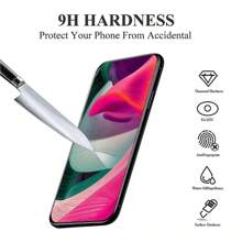 3pcs High Brightness Tempered Glass Screen Protector, 9H Hardness, 2.5D Edge, Anti-Scratch, Bubble-Free, Compatible With IPhone X, XS, XR, XS Max, 11, 11 Pro, 11 Pro Max, 12, 12 Pro, 12 Pro Max, 13, 13 Pro, 13 Pro Max, 14, 14 Pro, 14 Plus, 14 Pro Max, 15, 15 Pro, 15 Plus, 15 Pro Max, 16, 16 Pro, 16 Plus, 16 Pro Max