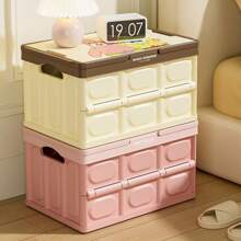 SPONGEBOB 1pc SpongeBob Car Trunk Storage Box - Car Storage Container, Foldable Outdoor Camping Car Organizer Storage Box.