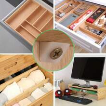 30~50pcs Mending Wedges, Restore Sagging Drawer, Bottoms & Furniture Chest With 90 Degree Plastic Angle Code Bracket, Fastener & Screws
