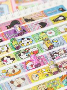 26pcs Beaded Bracelet Sticker DIY Craft Kits, Happy Channel Series, Suitable For Gifts, Office, Home, Labeling, Tags, Classroom, Entertainment Toys, Student Scrapbooking, Creative Vintage Decoration Stickers,School Supplies,Back To School