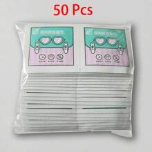 50/100pcs Anti-Fog Lens And Cleaning Wipes Cartoon Pattern Paackage Desgin For Metal Jewelry Wipes Mobile Screen And Glasses Cloth Wipes