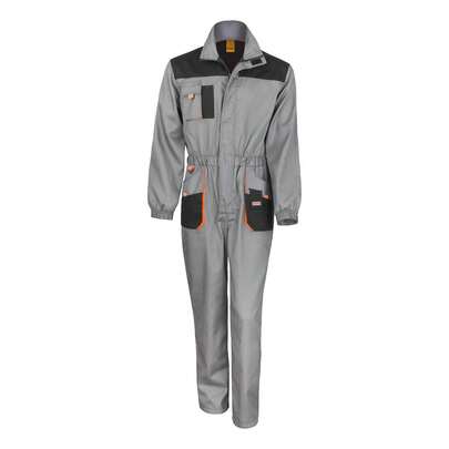 Result Unisex Adult Lite Overalls (Grey/Black/Orange)