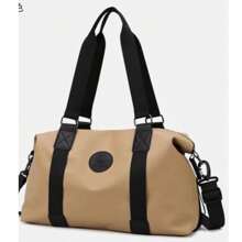 Bolsa de viagem curta, bolsa de bagagem de roupas de grande capacidade, bolsa de viagem leve, bolsa durável