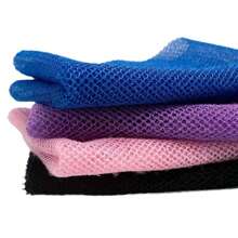1pc Nylon Long Loofah Net Scrubber, Shower Back Scrubber, Self-Cleaning Bath Sponge Back To School