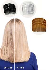 1pc/3pcs Mini Pocket Comb, Fine-Toothed Hair Styling Comb, Suitable For All Hair Types, Made Of Sturdy Plastic, Portable Travel Size