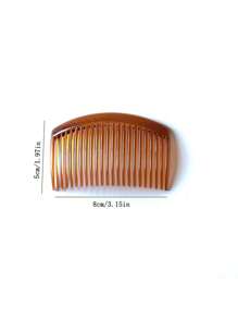 1pc/3pcs Mini Pocket Comb, Fine-Toothed Hair Styling Comb, Suitable For All Hair Types, Made Of Sturdy Plastic, Portable Travel Size