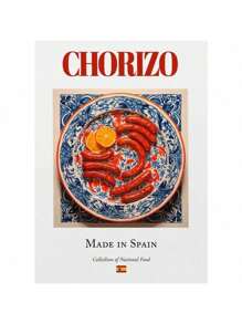 1pc Traditional Spanish National Food Seafood Rice Potato Brave Omelet Retro Delicious Color Canvas Art Picture Home Decoration No Frame