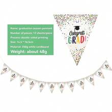 27pcs Cow Theme Party Banner Pennant Flag - Multicolor - View 6