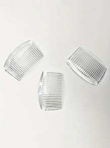 1pc/3pcs Mini Pocket Comb, Fine-Toothed Hair Styling Comb, Suitable For All Hair Types, Made Of Sturdy Plastic, Portable Travel Size