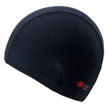 Aquawave Cuffia da nuoto in poliestere per adulti unisex (Nero/Rosso)